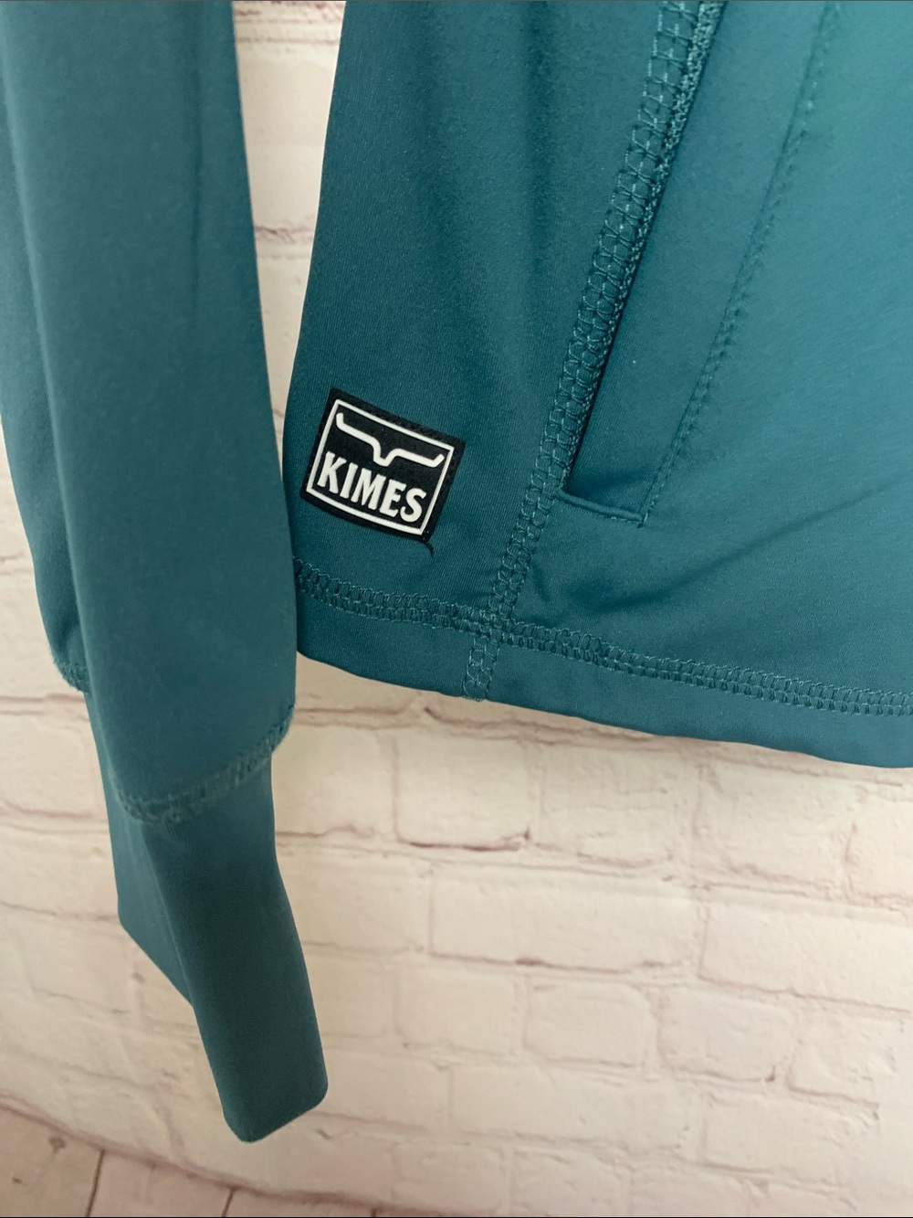 Kimes Ranch Performance Jacket in Teal Size L - Picture 4 of 6